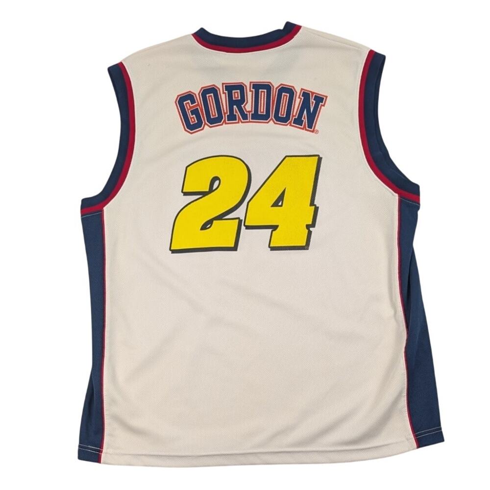 Vintage Jeff Gordon #24 Jersey Nascar Racing Dupont Y2K Tank Top Size 2XL
